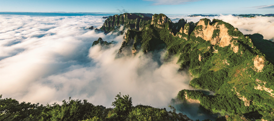 走进王莽岭赏层层山色观茫茫云海