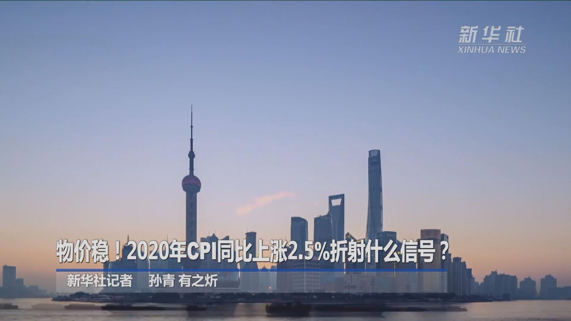 2020年CPI稳在2.5%，2021年“价”往何处？-新华网