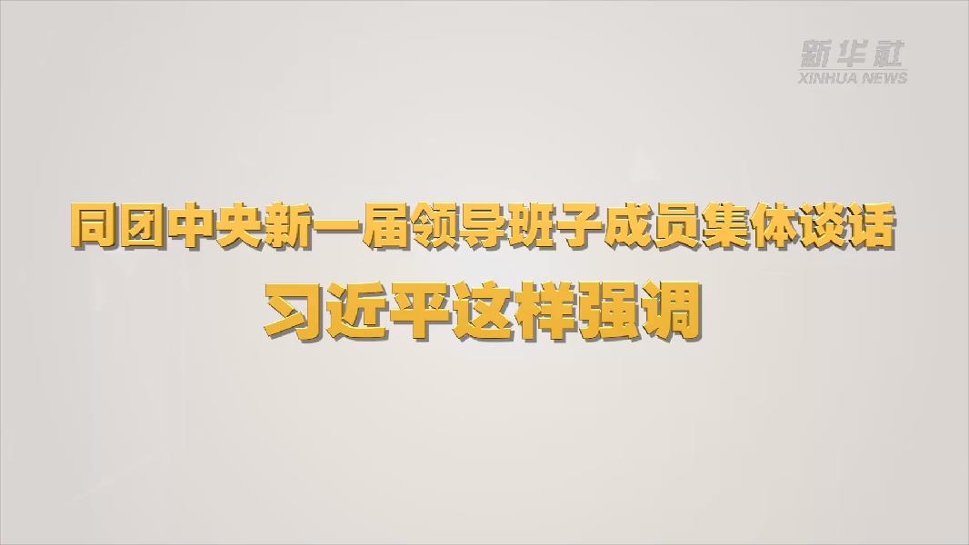 同团中央新一届领导班子成员集体谈话 习近平这样强调-新华网