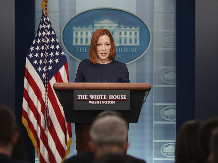 Jen Psaki holds final press briefing of WH tenure